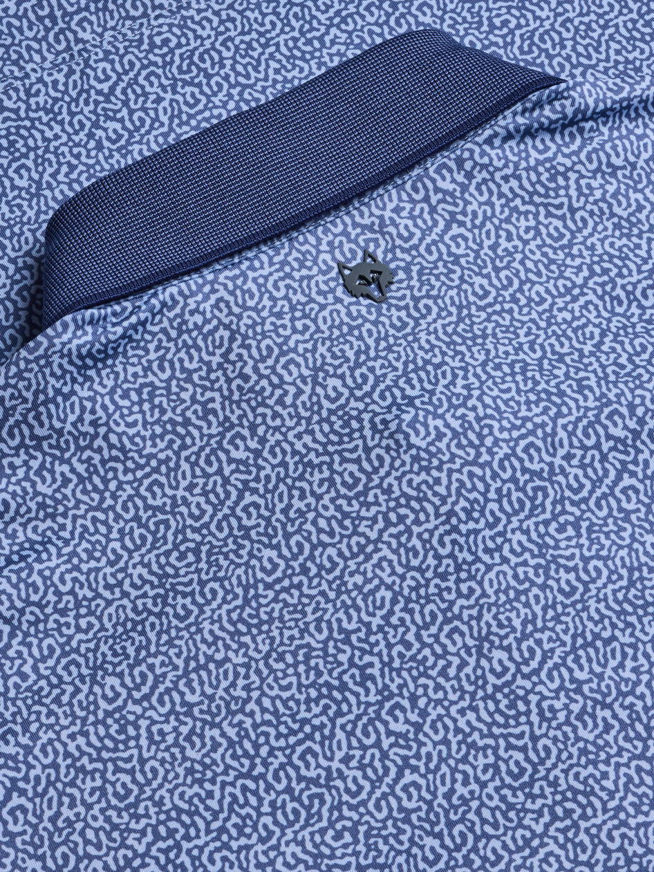 Greyson Clothiers Brook Trout Polo in DELPHINIUM
