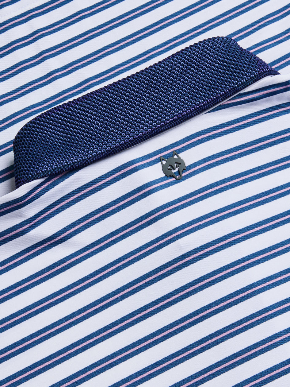Greyson Clothiers Crax Polo in ARCTIC/FJORD/WILLOWHERB