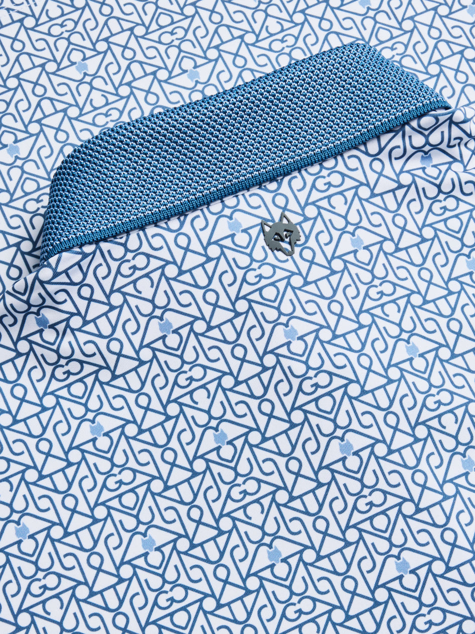 Greyson Clothiers Lowercase Polo in ARCTIC