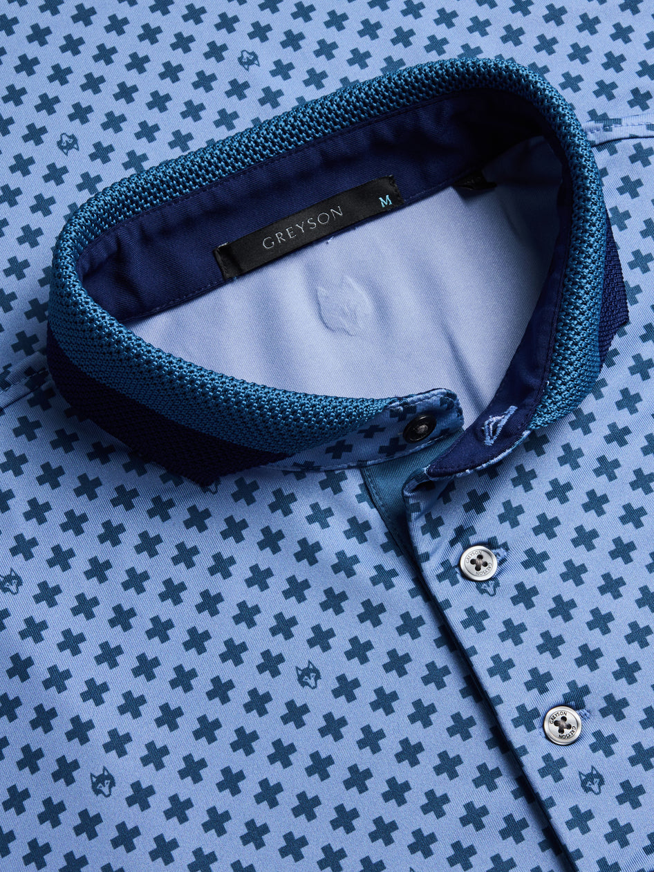 Greyson Clothiers Love and Loyalty Polo in CLOUD