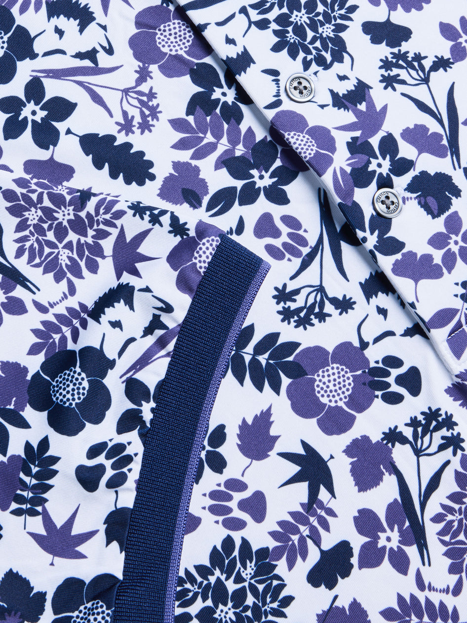 Greyson Clothiers Wild Flower Polo in ARCTIC
