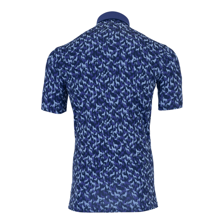 Greyson Clothiers Micro In The Shadows Polo in NIGHT FALL