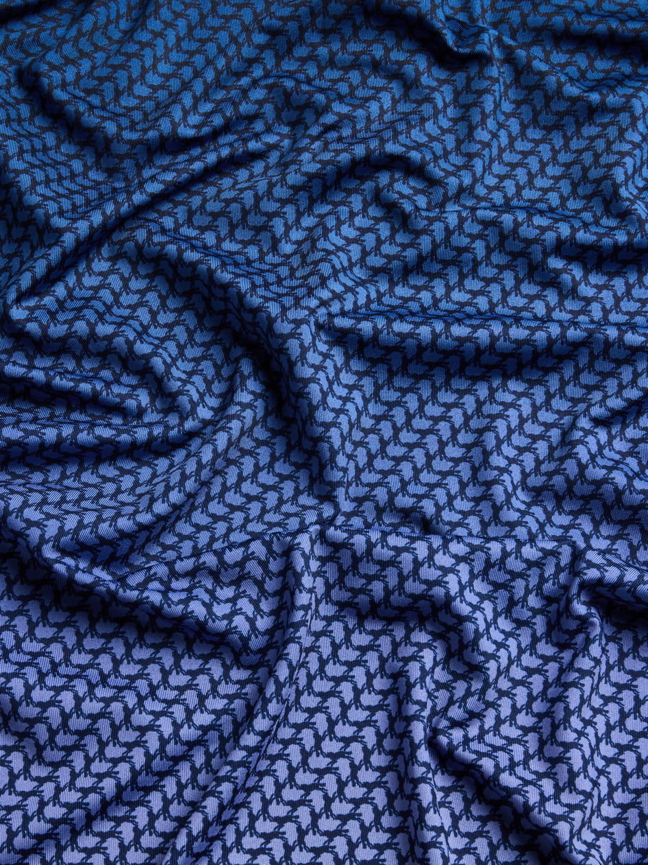 Greyson Clothiers Dances With Wolves Ombre Polo in MALTESE BLUE