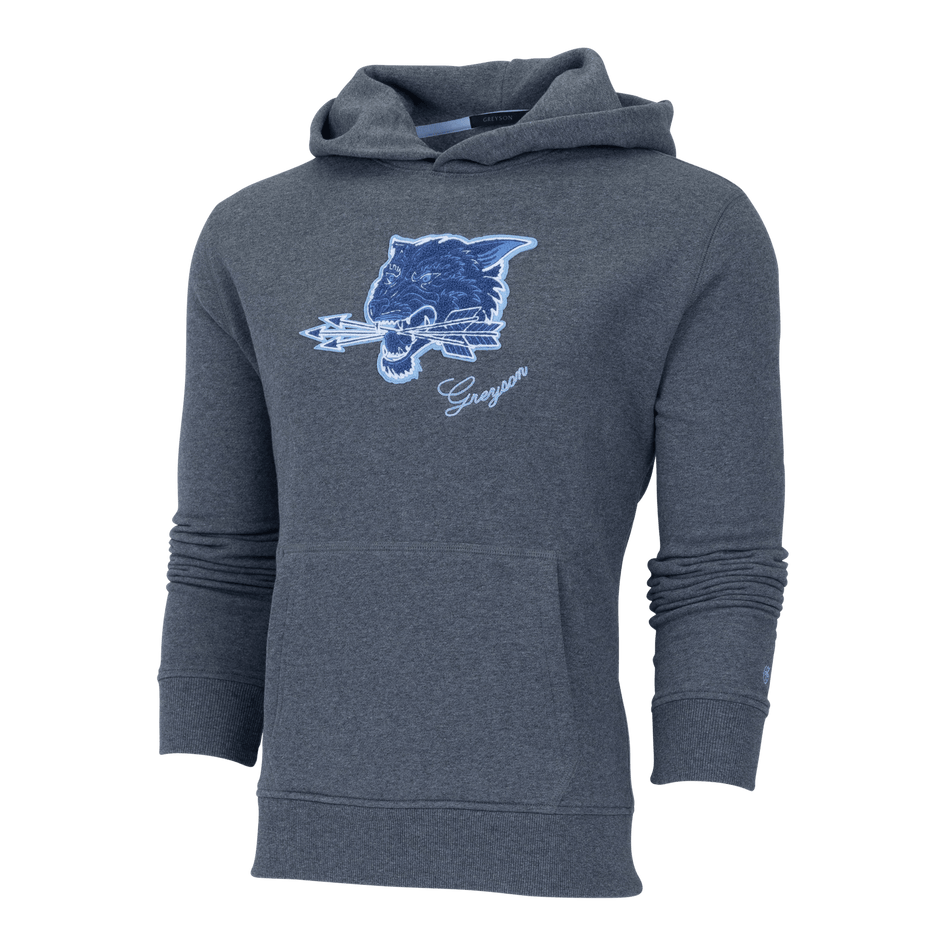 Greyson Clothiers Arrow Wolf Aspen Hoodie in SMOKE HEATHER