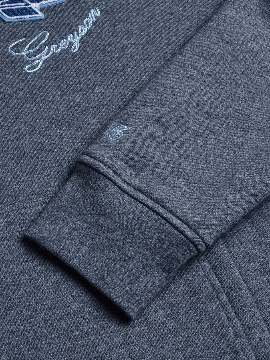 Greyson Clothiers Arrow Wolf Aspen Hoodie in SMOKE HEATHER