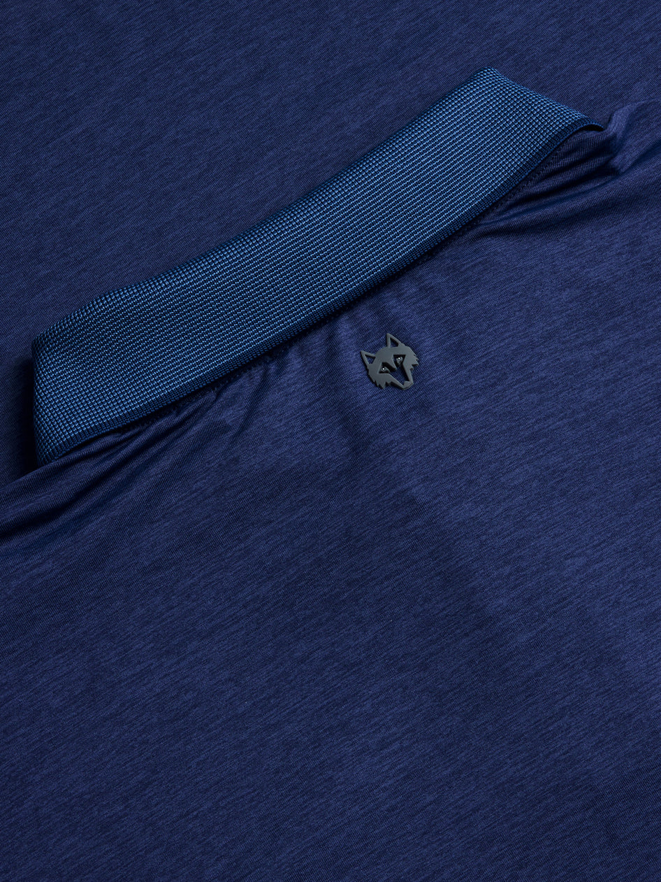 Greyson Clothiers Guide Sport Long Sleeve Polo in MALTESE BLUE