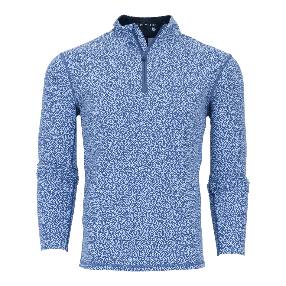Greyson Clothiers Lake Trout Tate Quarter-Zip in DELPHINIUM