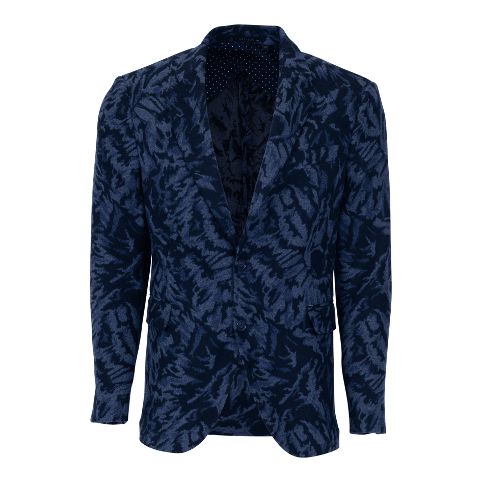 Greyson Clothiers Midas Wolf Wool Blazer in MALTESE BLUE