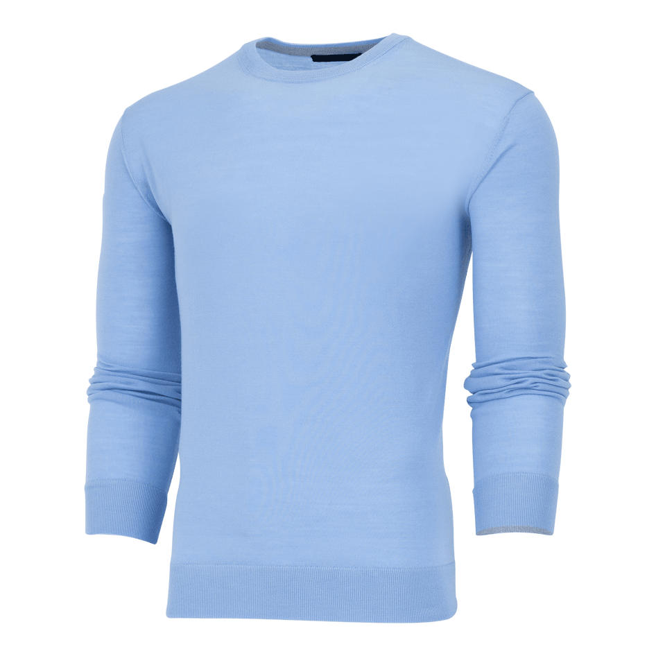 Greyson Clothiers Saratoga Crewneck Sweater in DELPHINIUM
