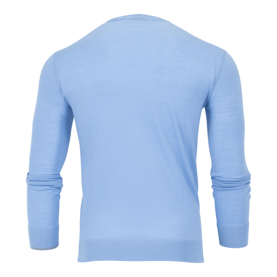 Greyson Clothiers Saratoga Crewneck Sweater in DELPHINIUM