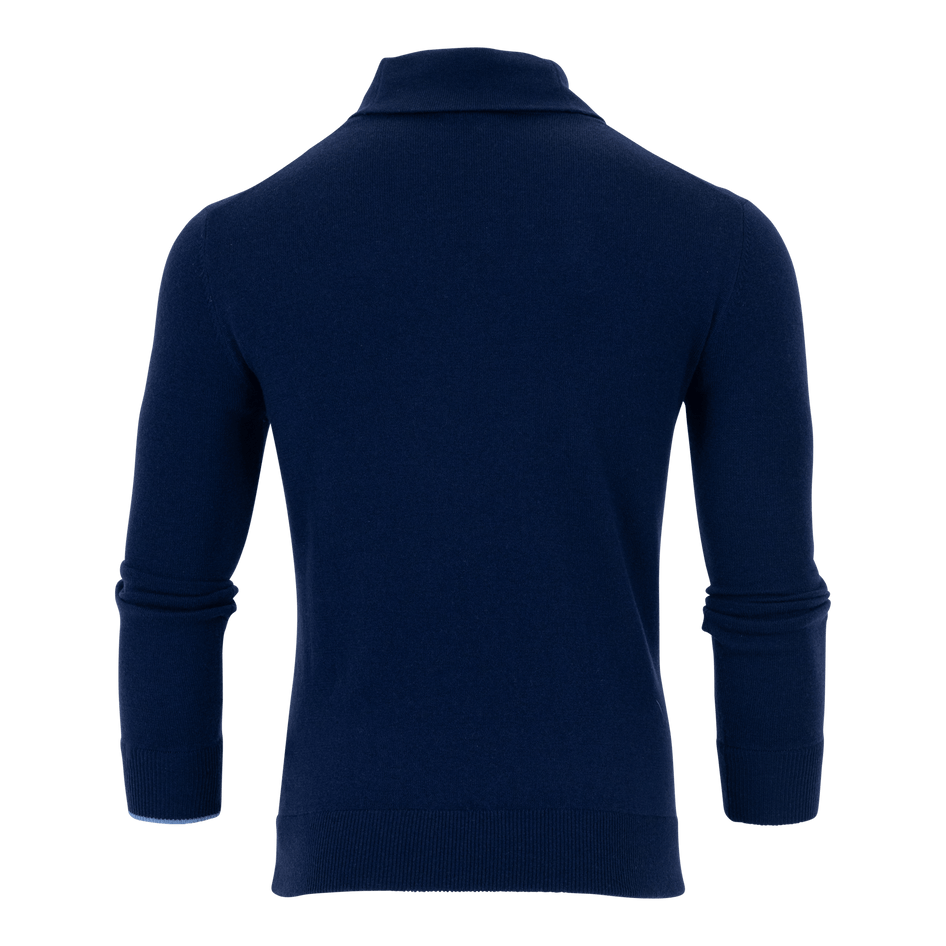 Greyson Clothiers Narragansett Shawl Sweater in MALTESE BLUE