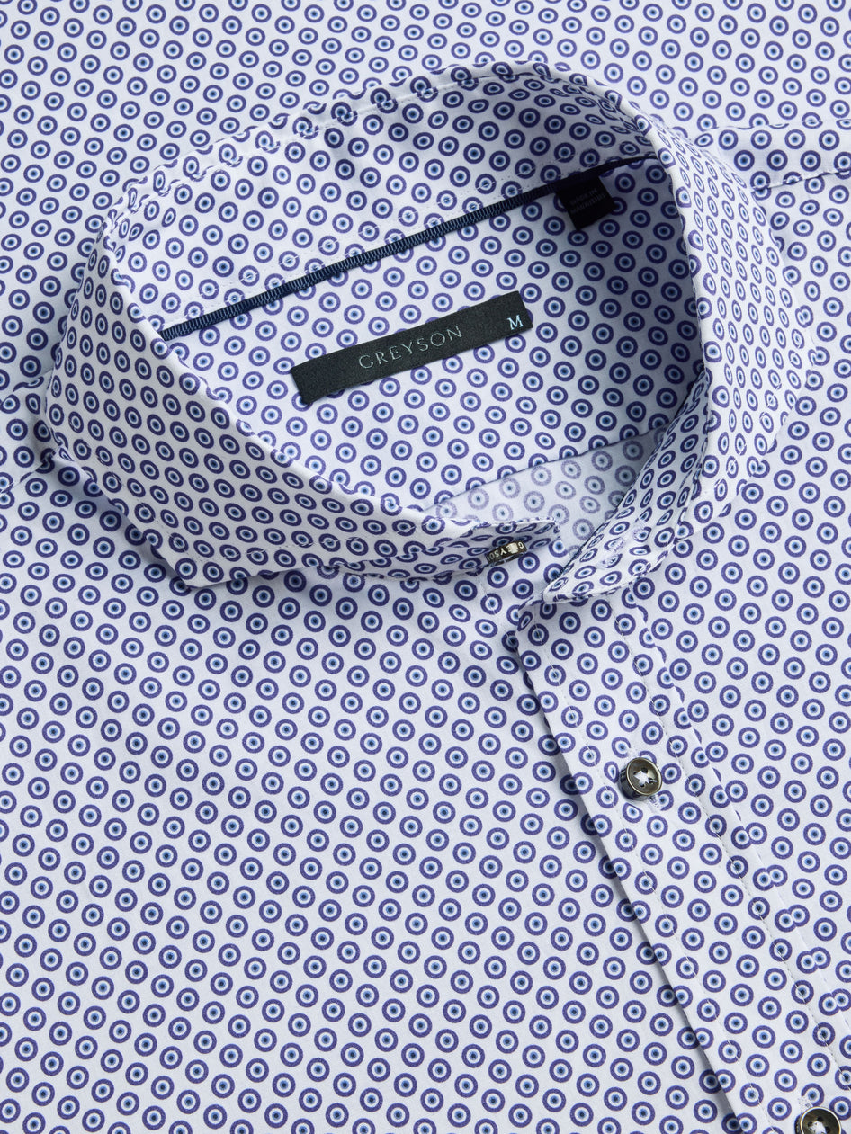 Greyson Clothiers Evil Eye Woodward Shirt in NIGHT FALL