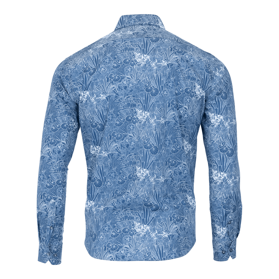 Greyson Clothiers The Hidden Truth Woodward Shirt in FJORD