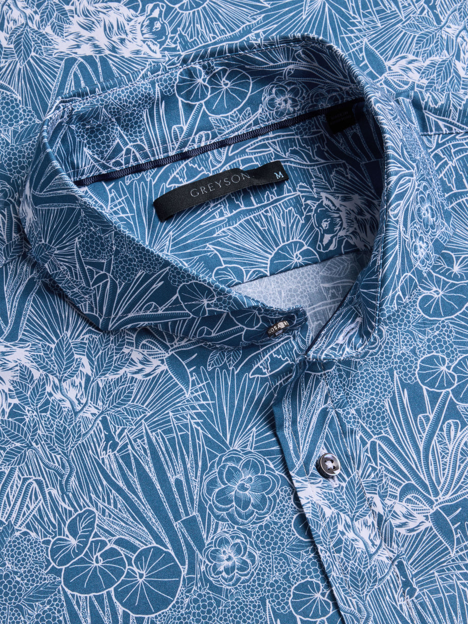 Greyson Clothiers The Hidden Truth Woodward Shirt in FJORD