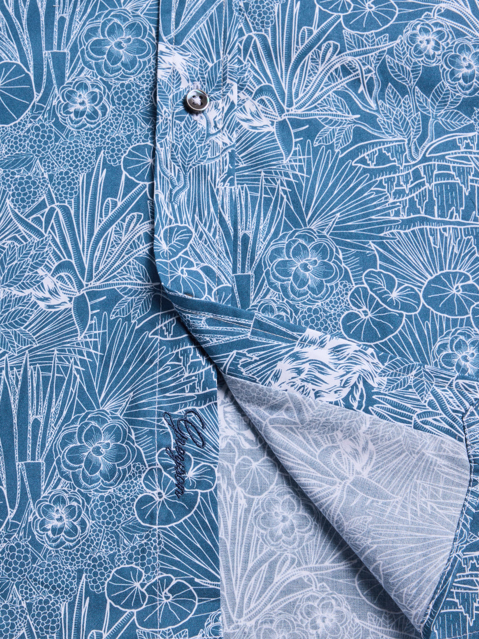 Greyson Clothiers The Hidden Truth Woodward Shirt in FJORD