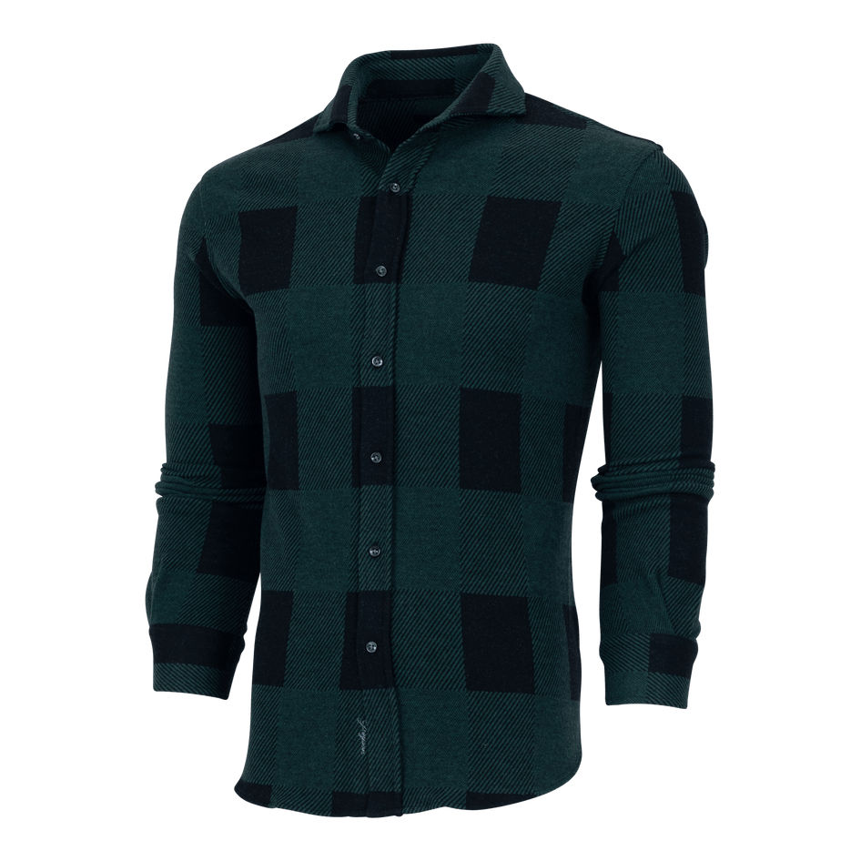 Greyson Clothiers Buffalo Fleece Woodward Knit Shirt in SCAREB