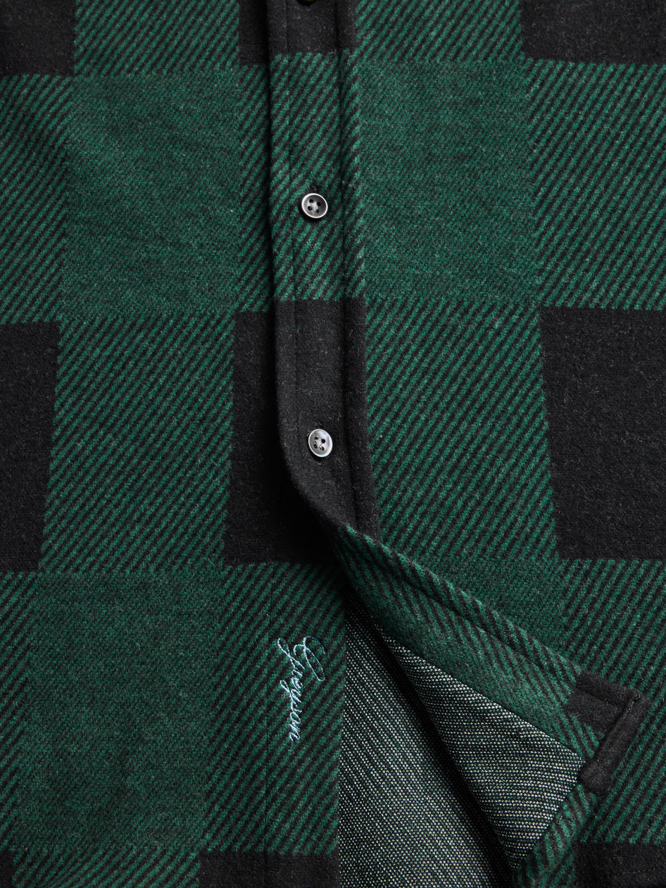 Greyson Clothiers Buffalo Fleece Woodward Knit Shirt in SCAREB