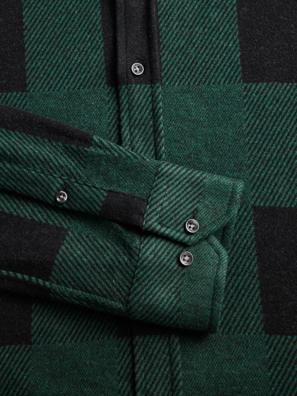 Greyson Clothiers Buffalo Fleece Woodward Knit Shirt in SCAREB