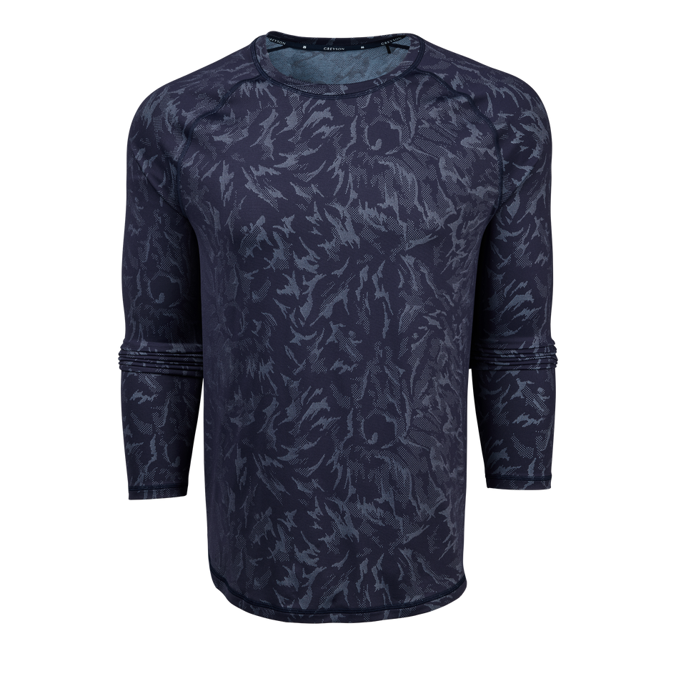 Greyson Clothiers Kennebec Midas Wolf Camo Long Sleeve Sport Tee