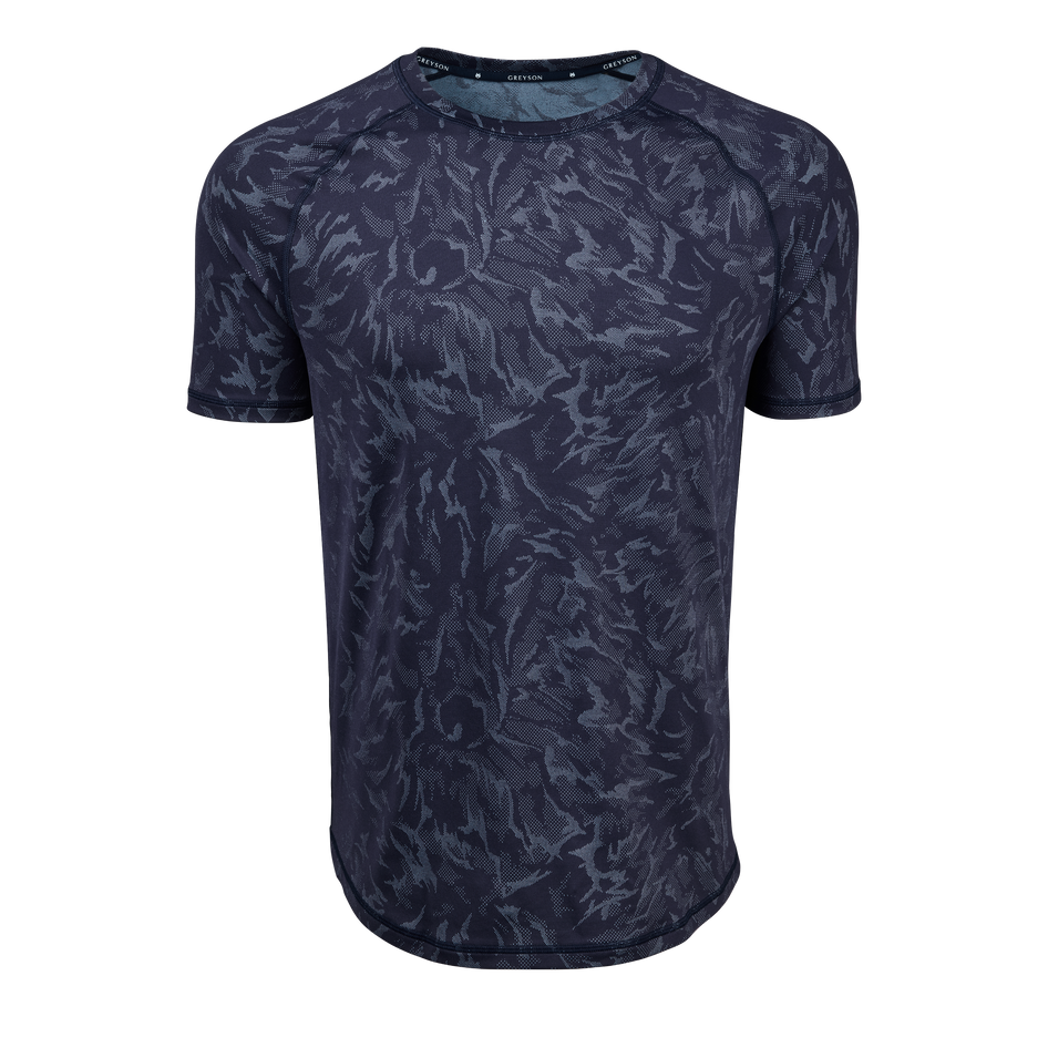 Greyson Clothiers Kennebec Midas Wolf Camo Short Sleeve Sport Tee
