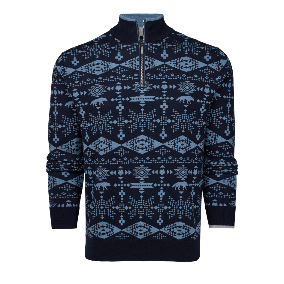 Greyson Clothiers Saratoga Grand Teton Quarter-Zip Sweater