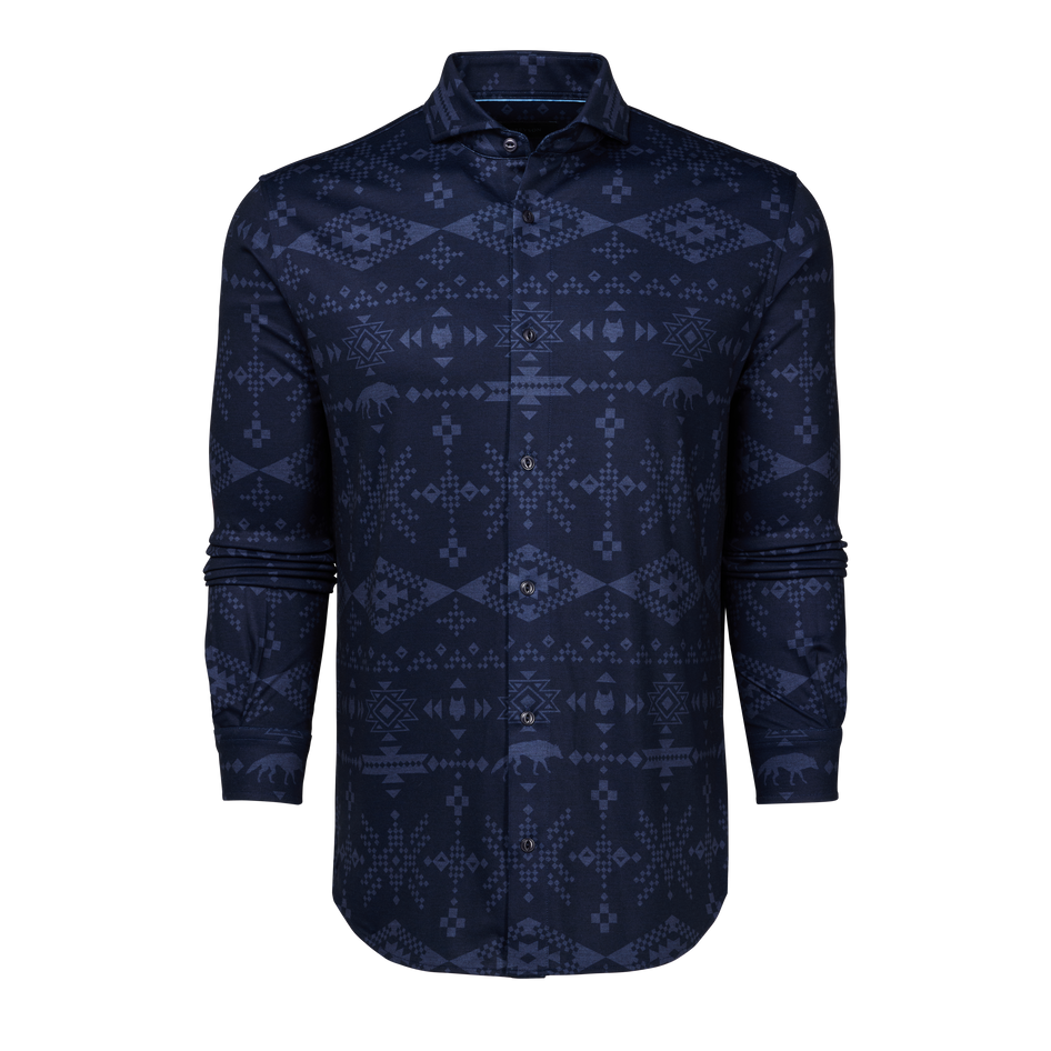 Greyson Clothiers Woodward Grand Teton Knit Shirt