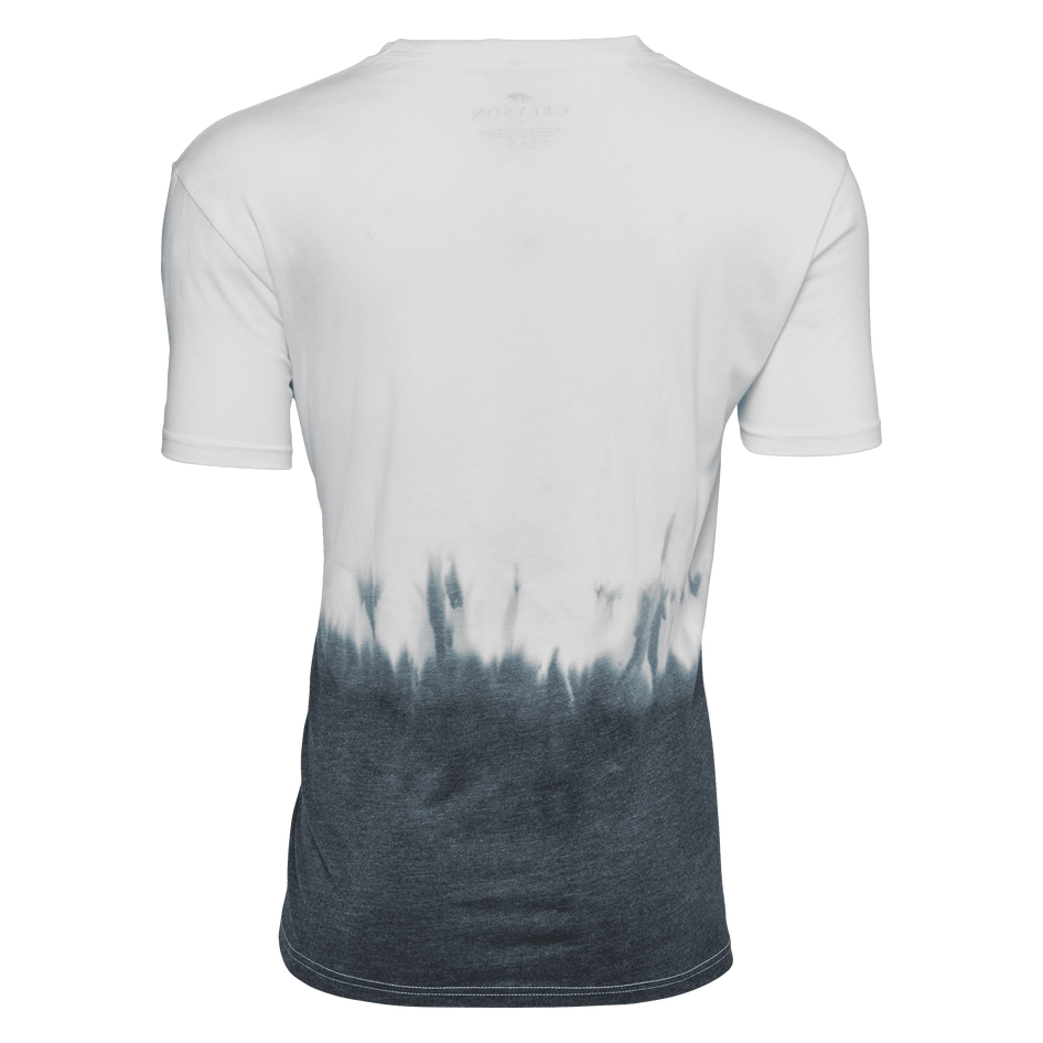 Greyson Clothiers Gothic "G" Angel Wolf Dip Dye Tee in ARCTIC
