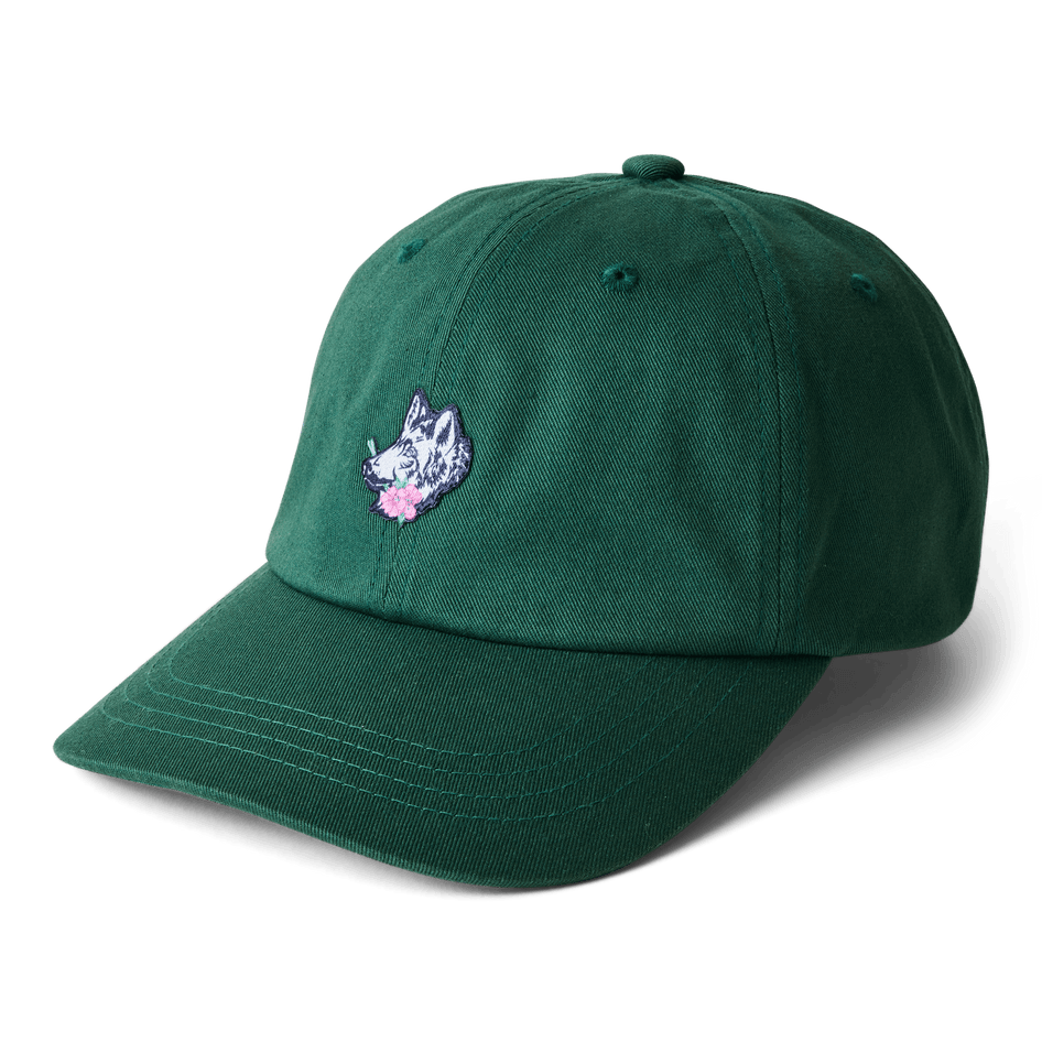 Greyson Clothiers Garden Wolf Dad Hat in GREEN