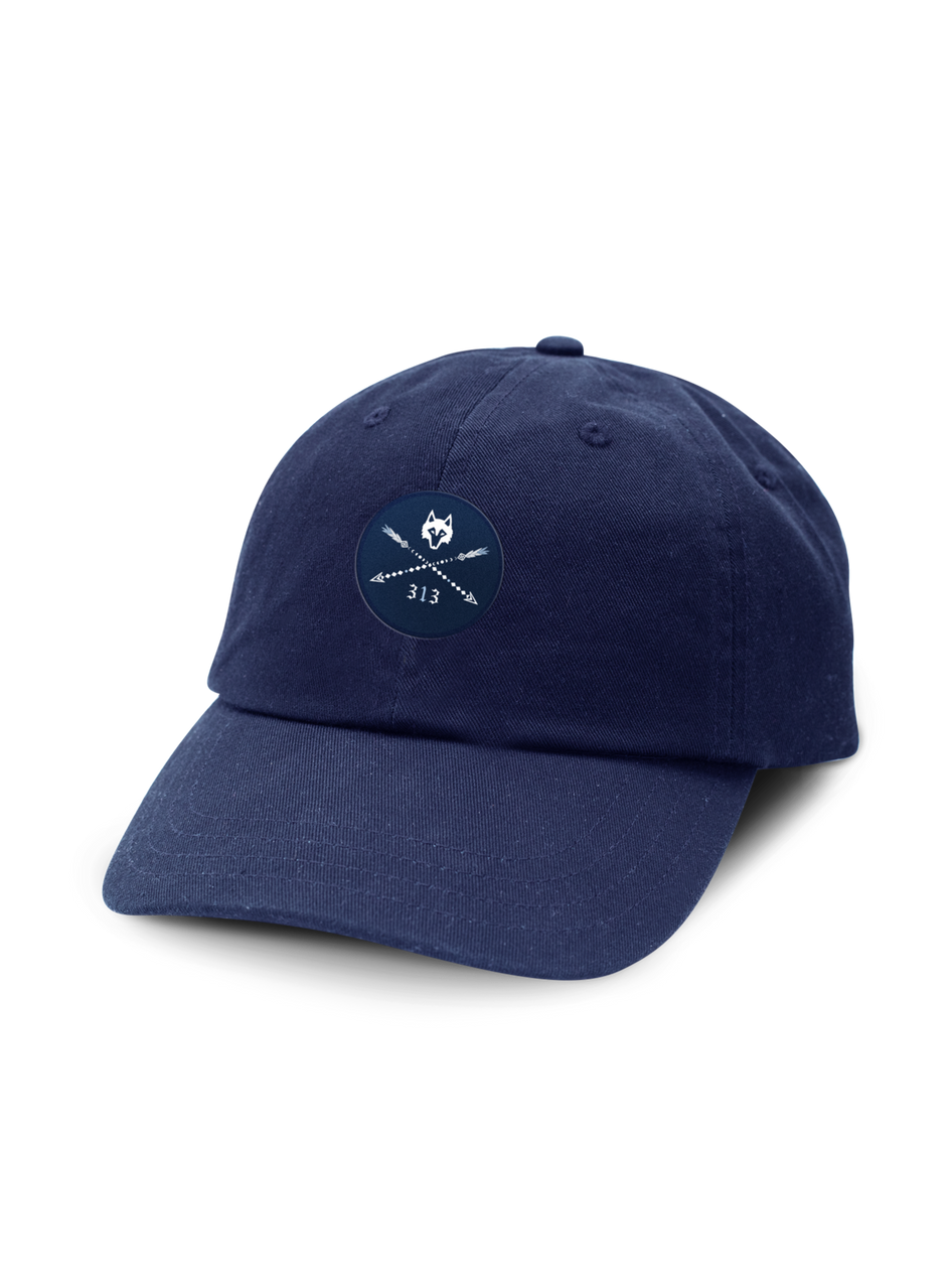Greyson Clothiers Where The Wolves Are Dad Hat in MALTESE