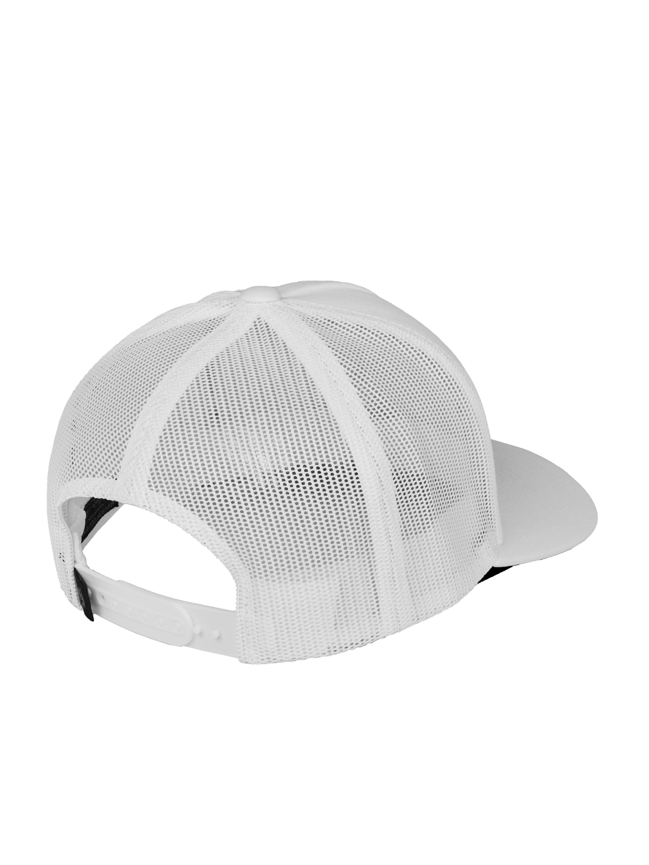 Greyson Clothiers H.S. Woven Patch Trucker Hat in ARCTIC