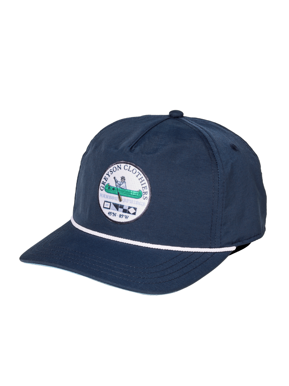 Greyson Clothiers H.S. Nautical Wolf Rope Hat in MALTESE BLUE