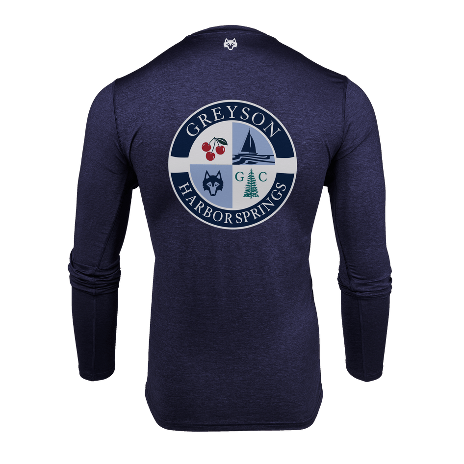 Greyson Clothiers H.S. Life Saver Guide Sport Long Sleeve Tee in MALTESE BLUE