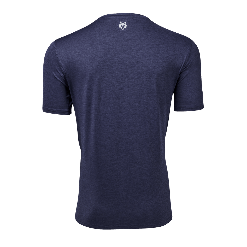 Greyson Clothiers Where The Wolves Are Guide Sport Short Sleeve Tee in MALTESE BLUE
