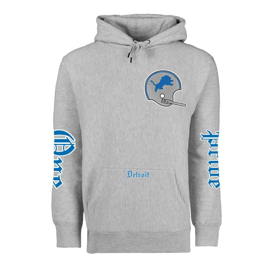 Greyson Clothiers Detroit Lions One Pride Fireside Hoodie in LIGHT GREY HEATHER