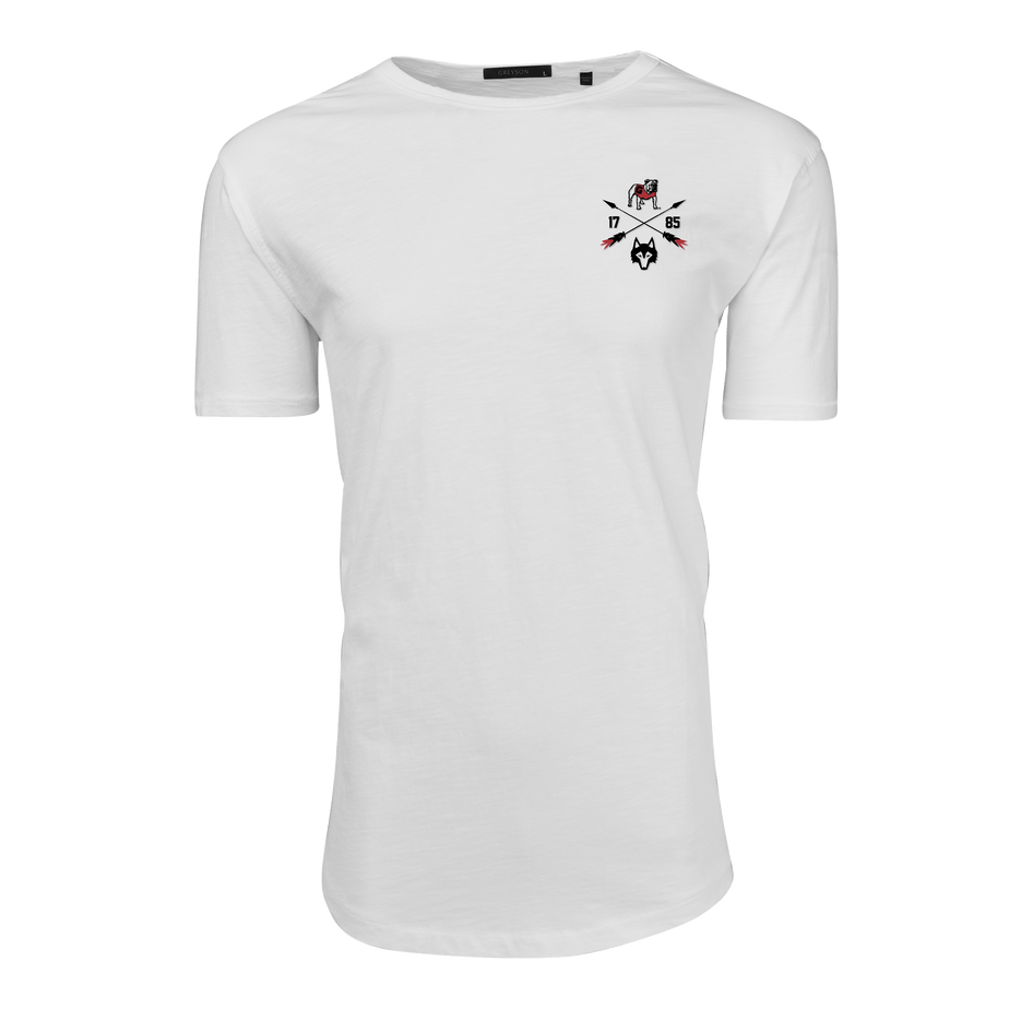 Greyson Clothiers University of Georgia Alpha Slub Tee in ARCTIC