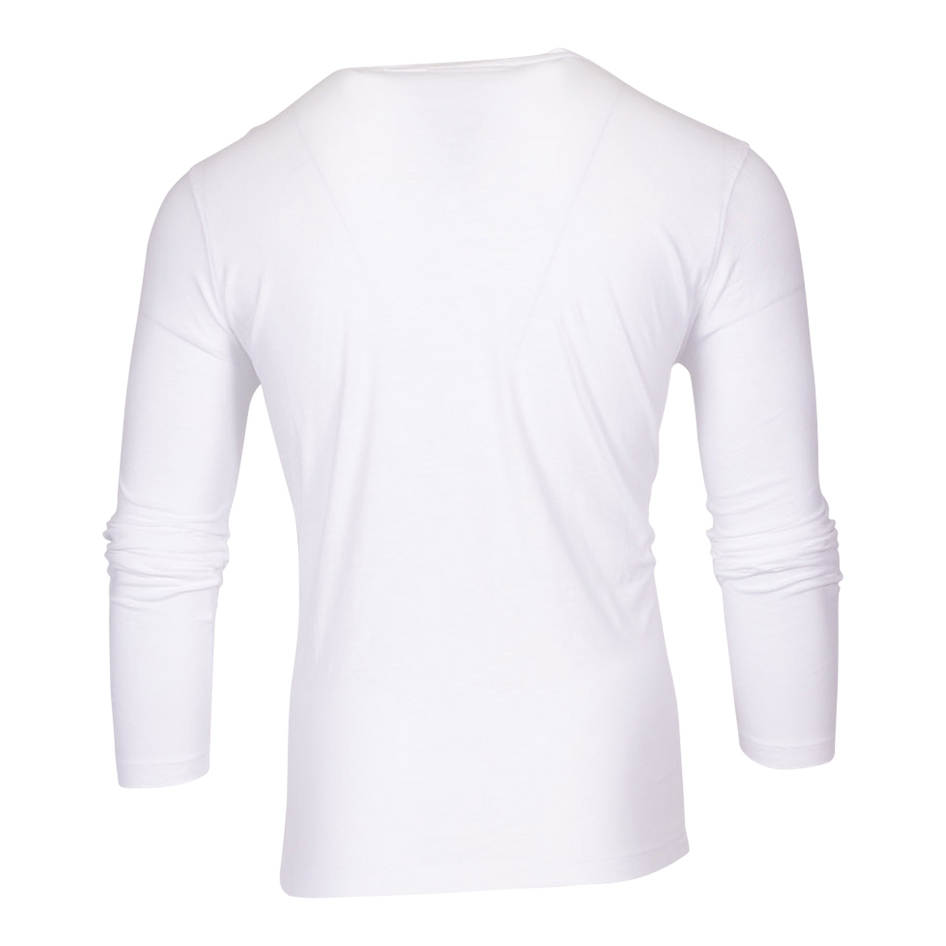 Greyson Clothiers Alpha Slub Long Sleeve Henley in ARCTIC