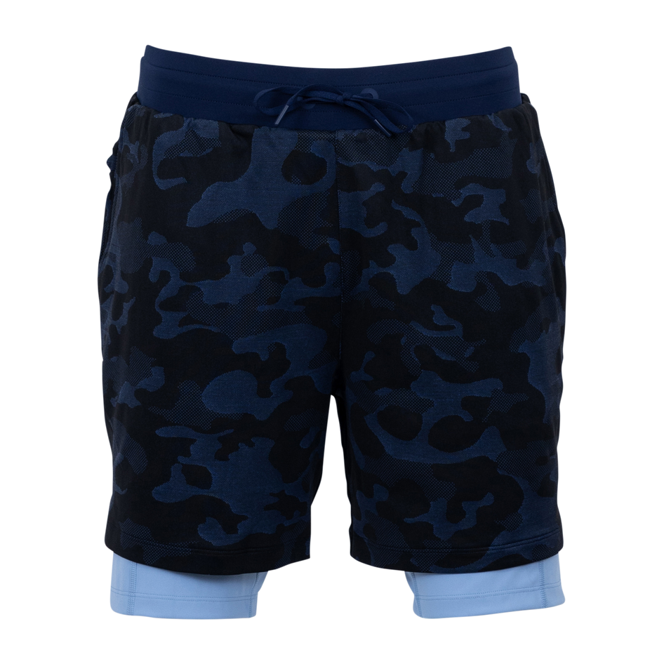 Greyson Clothiers Camo Kennebec Short in MALTESE BLUE