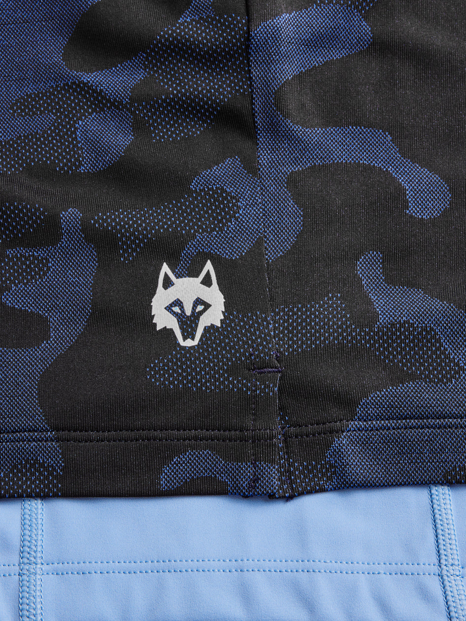 Greyson Clothiers Camo Kennebec Short in MALTESE BLUE