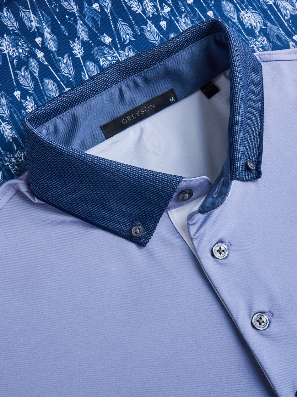 Greyson Clothiers Free To Be Polo in JELLYFISH