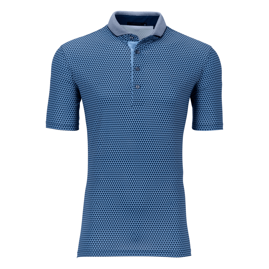 Greyson Clothiers Volcano Diaries Polo in MALTESE BLUE