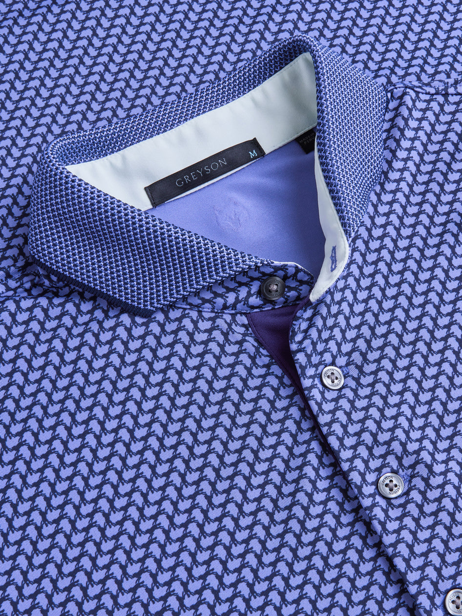 Greyson Clothiers Dances With Wolves Polo in KINGFISHER
