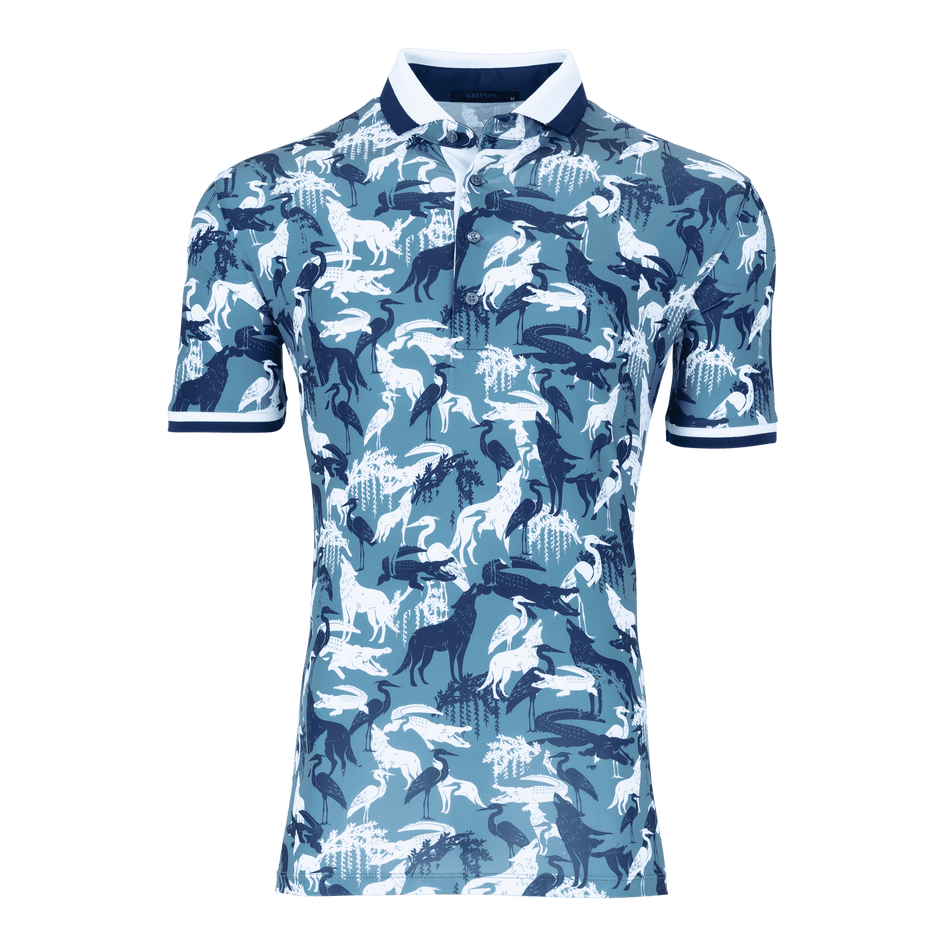 Greyson Clothiers Shadows Of The Marsh Polo in MARSH