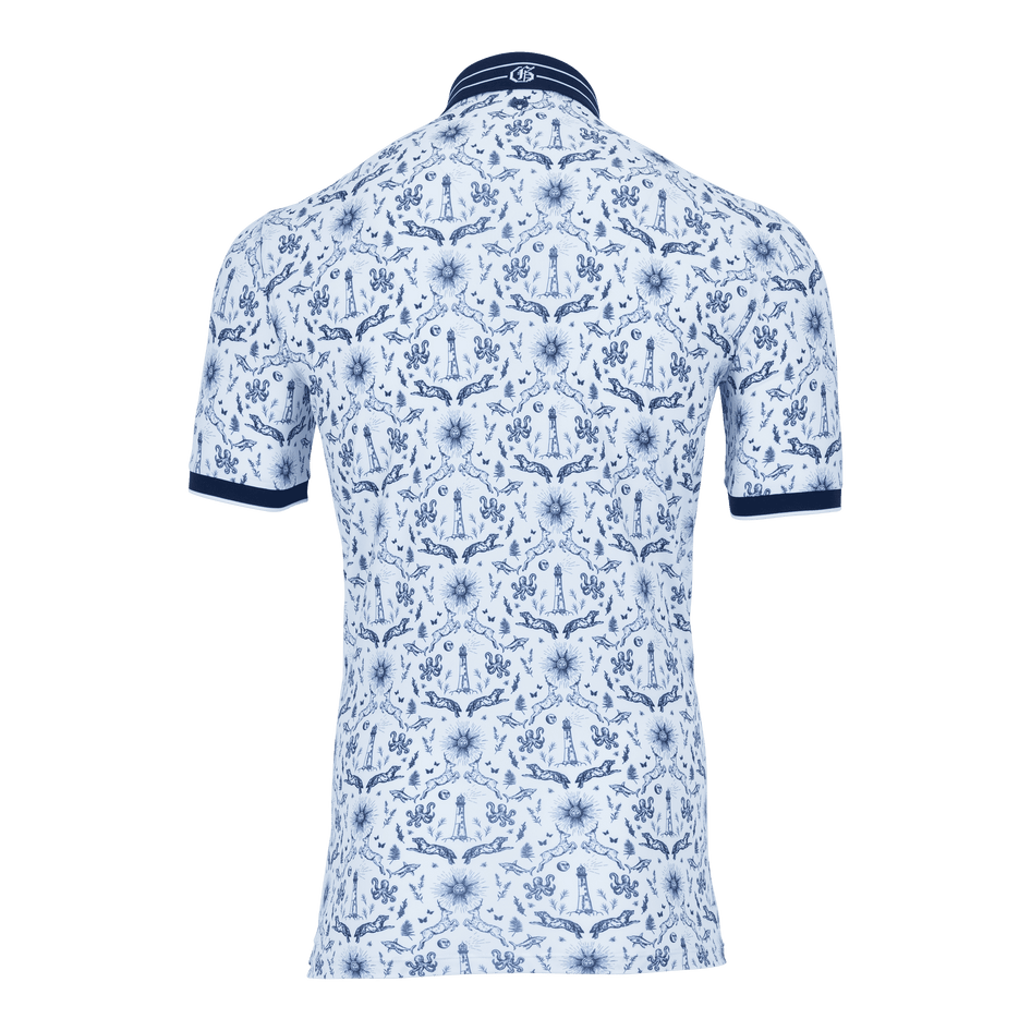 Greyson Clothiers Montauk Curiosities Polo in ARCTIC