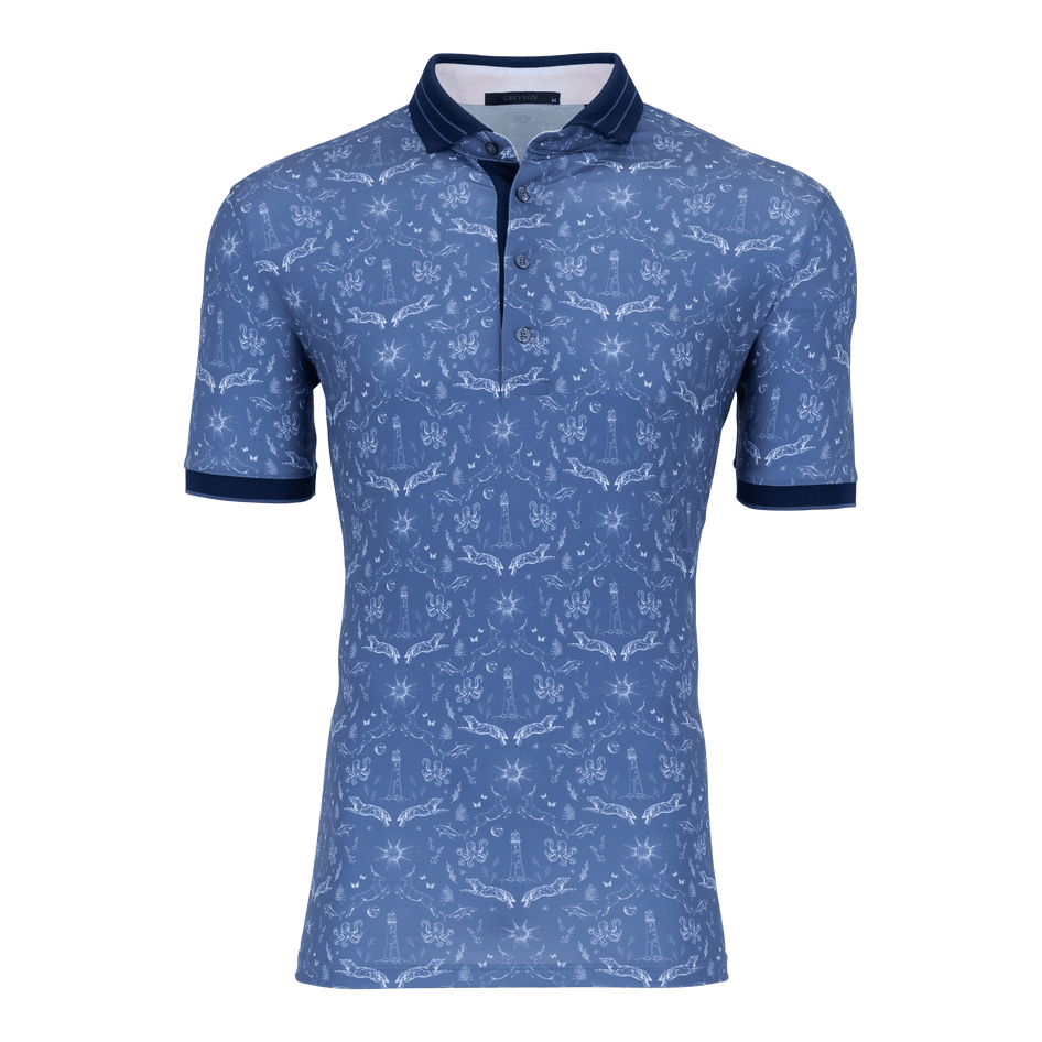 Greyson Clothiers Montauk Curiosities Polo in FALCON