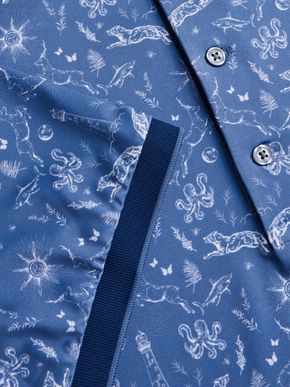 Greyson Clothiers Montauk Curiosities Polo in FALCON