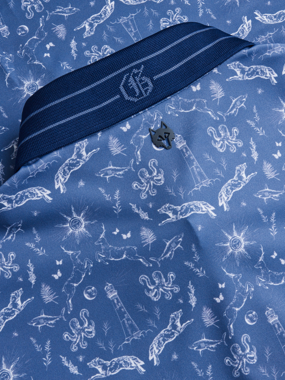 Greyson Clothiers Montauk Curiosities Polo in FALCON