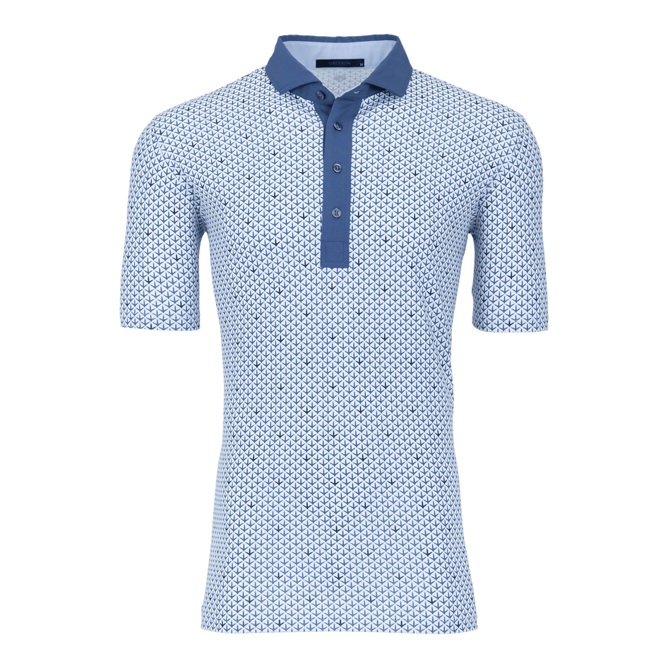 Greyson Clothiers Foot Prints Polo in FALCON