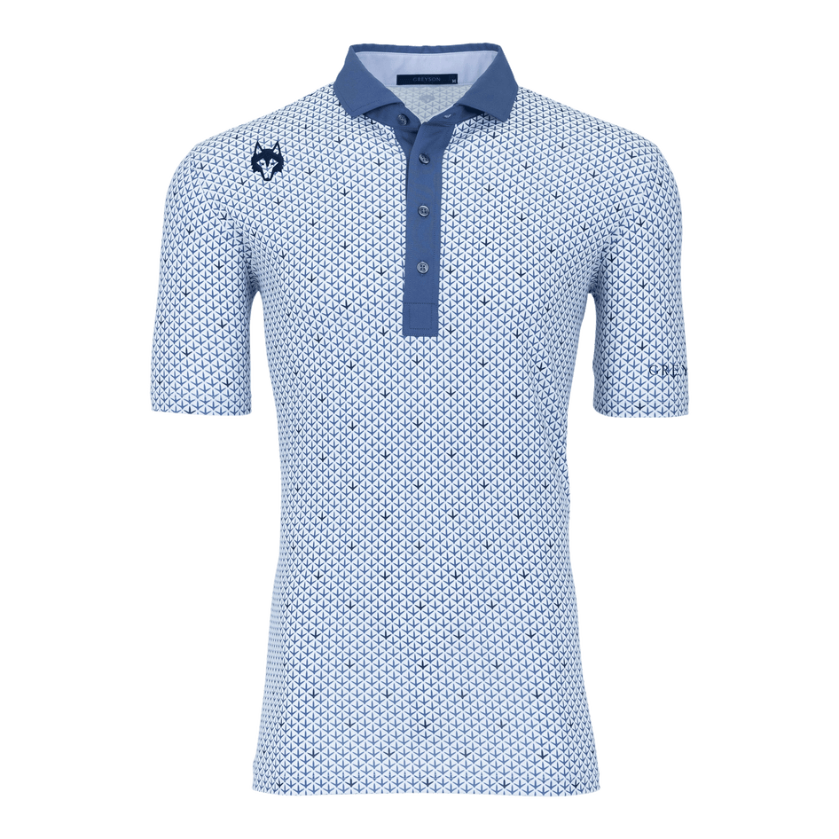 Greyson Clothiers Players Club Foot Prints Polo in FALCON