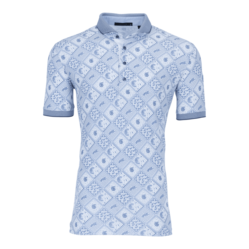 Greyson Clothiers Bandana Diaries Polo in ARCTIC