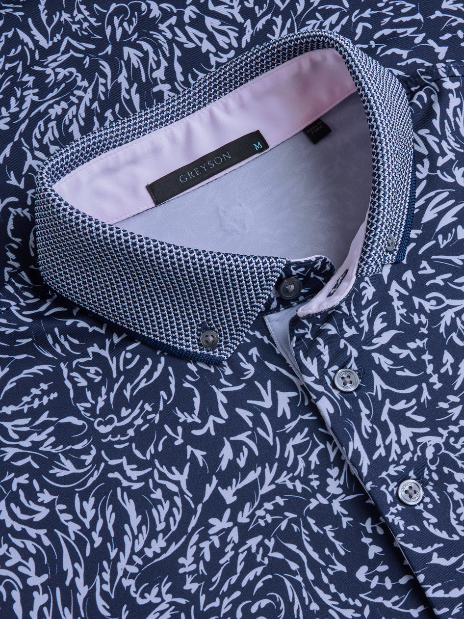 Greyson Clothiers Howler Hills Polo in MALTESE BLUE